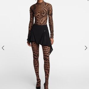 NWOT Mugler Stars Tulle and Velvet Matching Set 36